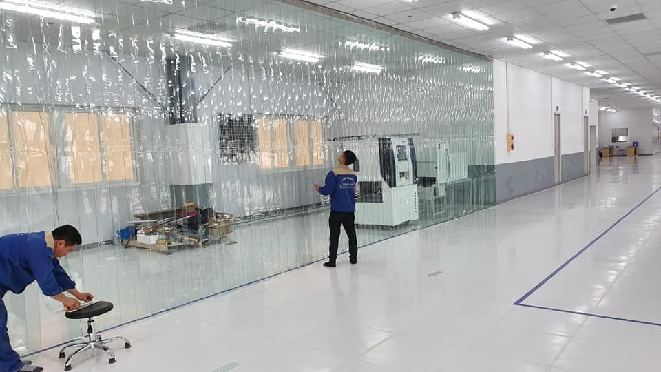 Rèm Nhựa PVC Chống Tĩnh Điện Bản Tiêu Chuẩn