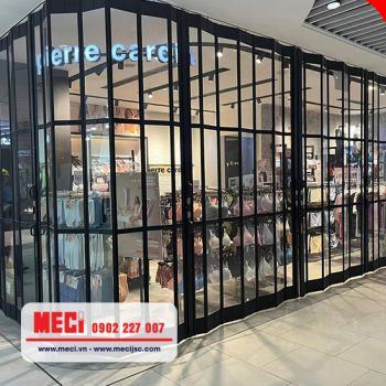 Cửa Xếp Nhựa PC Khung Nhôm – Cửa Vách Xếp Nhựa