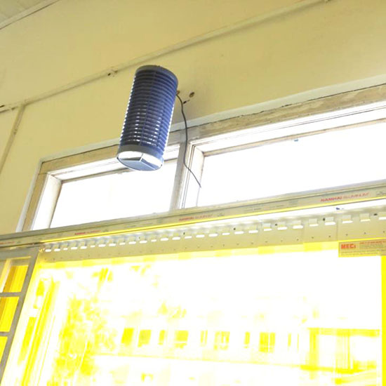 Đèn bắt muỗi DS-D6 lắp tại nhà xưởng