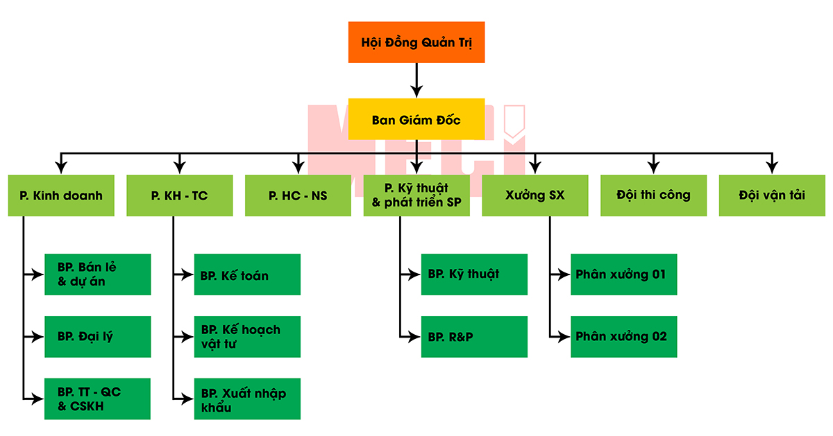 Sơ đồ tổ chức công ty