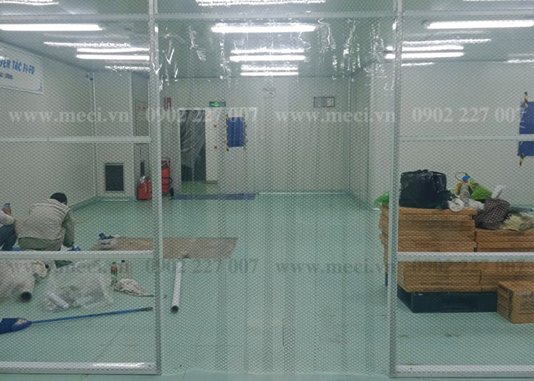 Rèm nhựa pvc chống tĩnh điện