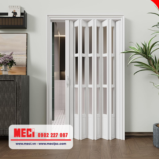 Cửa có thể xếp gọn khi mở